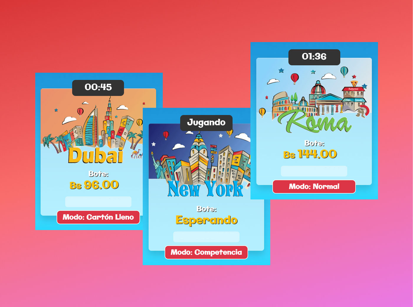 Modos de Bingo Activo